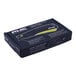 A black box with white text and images on it for a Pacific Handy Cutter Auto-Retract Rebel Blue Safety Knife.