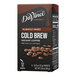 A box of DaVinci Gourmet sweetened cold brew instant coffee single-serve packets.
