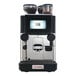 A LaCimbali S20 super automatic espresso machine with two cups of coffee on the side.