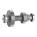A metal gear axle assembly designed for use with Avantco MX60SHKIT, MX60MGKIT, and MX60H equipment.