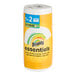 A yellow case of 24 Bounty Essentials paper towel rolls.