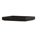 A black rectangular Cal-Mil wood tray.