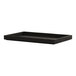 A black rectangular Brooklyn tray with white background handles.