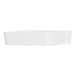 A white square Cal-Mil melamine Bento box.