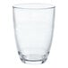 A clear Duralex glass tumbler.