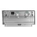 A matte black Victoria Arduino Eagle Tempo espresso machine with two heads.