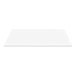 A frosted white rectangular acrylic riser shelf.