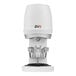 A white automatic espresso tamper with a 58 mm base, designed for consistent coffee tamping.