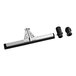 A black and silver Lavex double neoprene foam floor squeegee with metal frame.