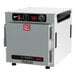 A white rectangular Metro HotBlox heated holding cabinet with dials and buttons.
