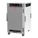 A silver Metro HotBlox undercounter holding cabinet with a solid door.