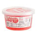 A container of Fanale Watermelon Popping Boba with red liquid inside.