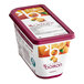 A rectangular container of Les Vergers Boiron Kumquat 100% fruit puree weighing 2.2 pounds.