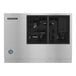 A black rectangular Hoshizaki air cooled ice machine with black vents.