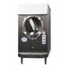 A Frosty Factory granita machine with 2 round dispensers and a round window on a stainless steel base.