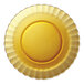 A close-up of a yellow Duralex Picardie glass plate with a scalloped edge.
