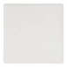 A white square Cal-Mil melamine platter with a raised rim.