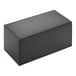 A black stainless steel rectangular riser by American Metalcraft on a counter.