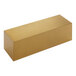 An American Metalcraft gold stainless steel rectangular riser.