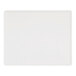 A white rectangular melamine platter with a raised rim.