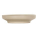 A taupe Cal-Mil round coupe bowl.
