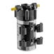 A cylindrical Narvon 378PAF4632 pump designed for auto-fill units with black and metallic components and yellow-capped inlet and outlet ports.