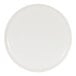 A white Cal-Mil round coupe melamine plate.