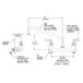 A diagram of a T&S wall mount pantry faucet with 8" adjustable centers and 12" swing nozzle.