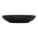 A close up of a black Cal-Mil melamine bowl.
