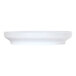 A white bowl with a white background.