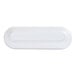 A white rectangular Cal-Mil melamine platter.