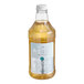 A bottle of Monin Brilliance Sugar-Free Glacier Clear Energy Concentrate with a white label and cap.