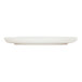 A white Cal-Mil melamine plate with a small rim.