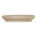 A taupe Cal-Mil melamine bowl with a white background.