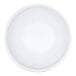 A white Cal-Mil melamine soup bowl.