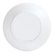 A white Cal-Mil melamine soup bowl with a circular edge.