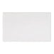 A white rectangular Cal-Mil melamine platter with a raised rim.