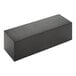 An American Metalcraft black stainless steel rectangular riser.