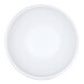 A white bowl with a white background.