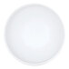 A white Cal-Mil melamine soup bowl with a circle design on a white background.