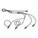 A black American Metalcraft power cable with three wires and several plugs.
