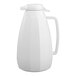 A white plastic container with a handle.