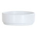 A small, white, straight-sided melamine ramekin.