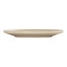 A taupe Cal-Mil melamine plate on a white background.