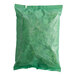 A green plastic bag of Beyond Meat Plant-Based Vegan Chicken Pieces on a white background.