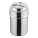 A stainless steel adjustable dredge or shaker with a 6 oz. capacity.