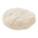 Pillsbury Garlic Cheddar preformed biscuit dough with holes on a white background.