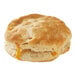 Pillsbury garlic cheddar biscuit with cheese on top.