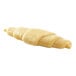 A piece of croissant dough with a white background.