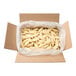 A white box of croissant dough with a yellow bag inside.